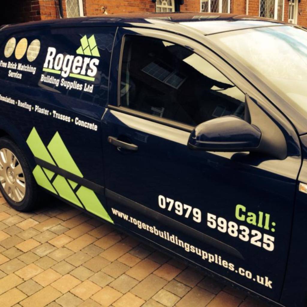 Rogers Building Supplies Van